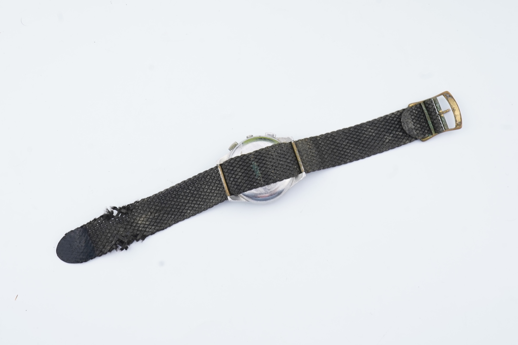 A gentleman's 1950s? steel Breitling Anti-Magnetic chronograph manual wind wrist watch